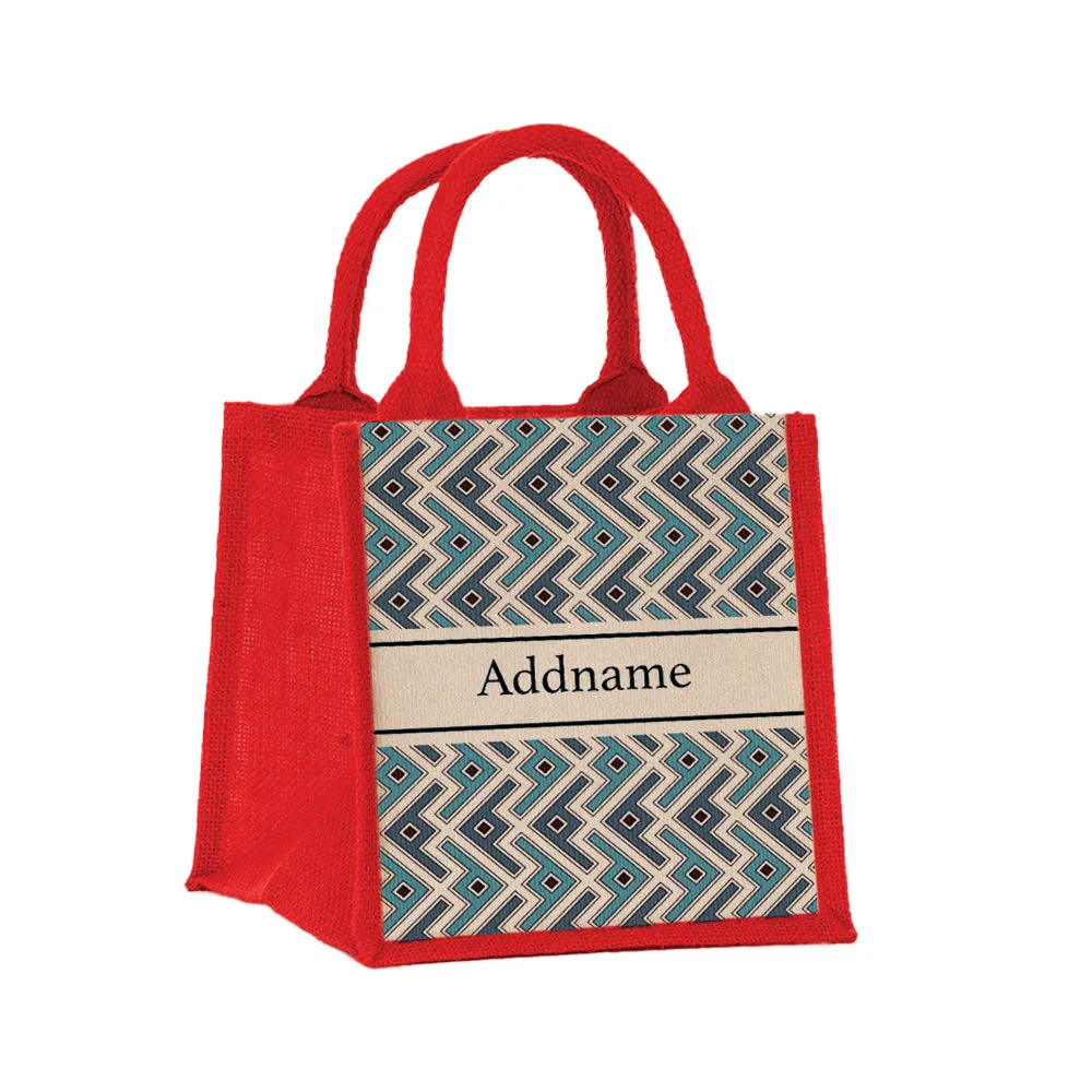 Ancient Mosaic Jute Tote Bag