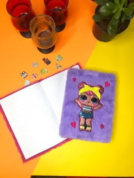 Barbie Fur A5 Size Diary | Ruled page | Bookmark String |