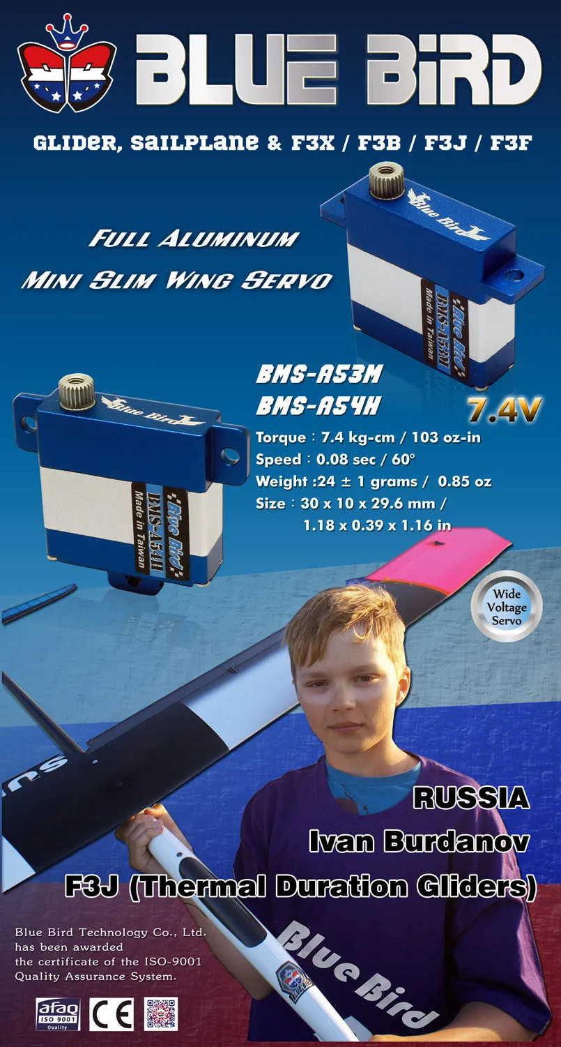 BMS-A53M, HV-Digital, High Torque, High Speed, Coreless