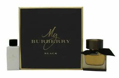 BURBERRY MY BURBERRY BLACK GIFT SET 50ML EDP   75ML BODY LOTION - WOMEN'S. NEW 5045495052191