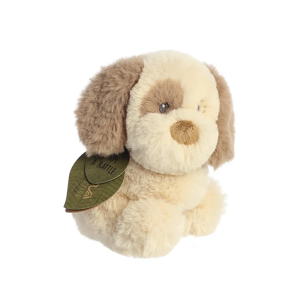 Ebba Eco Toddy Dog Rattle Soft Toy