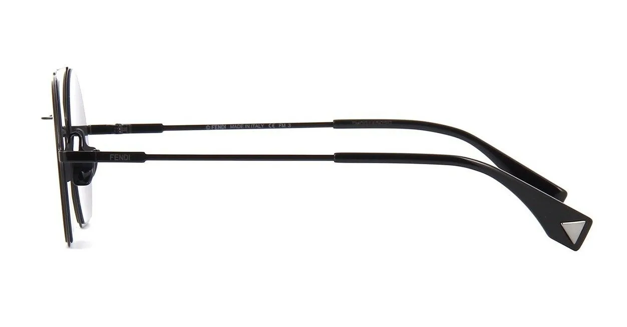 Fendi Eyeline Gray Round Unisex Sunglasses