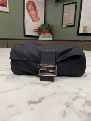 Fendi Small Black Baguette