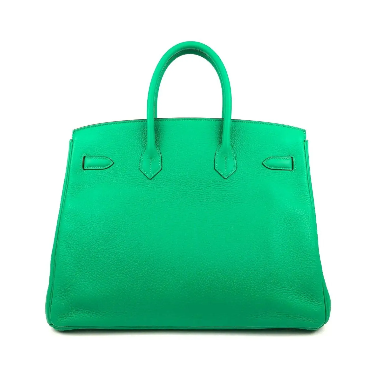 Luxurious HERMES Birkin 35 in Chic Menthe Mint Green - Premium Designer Handbag