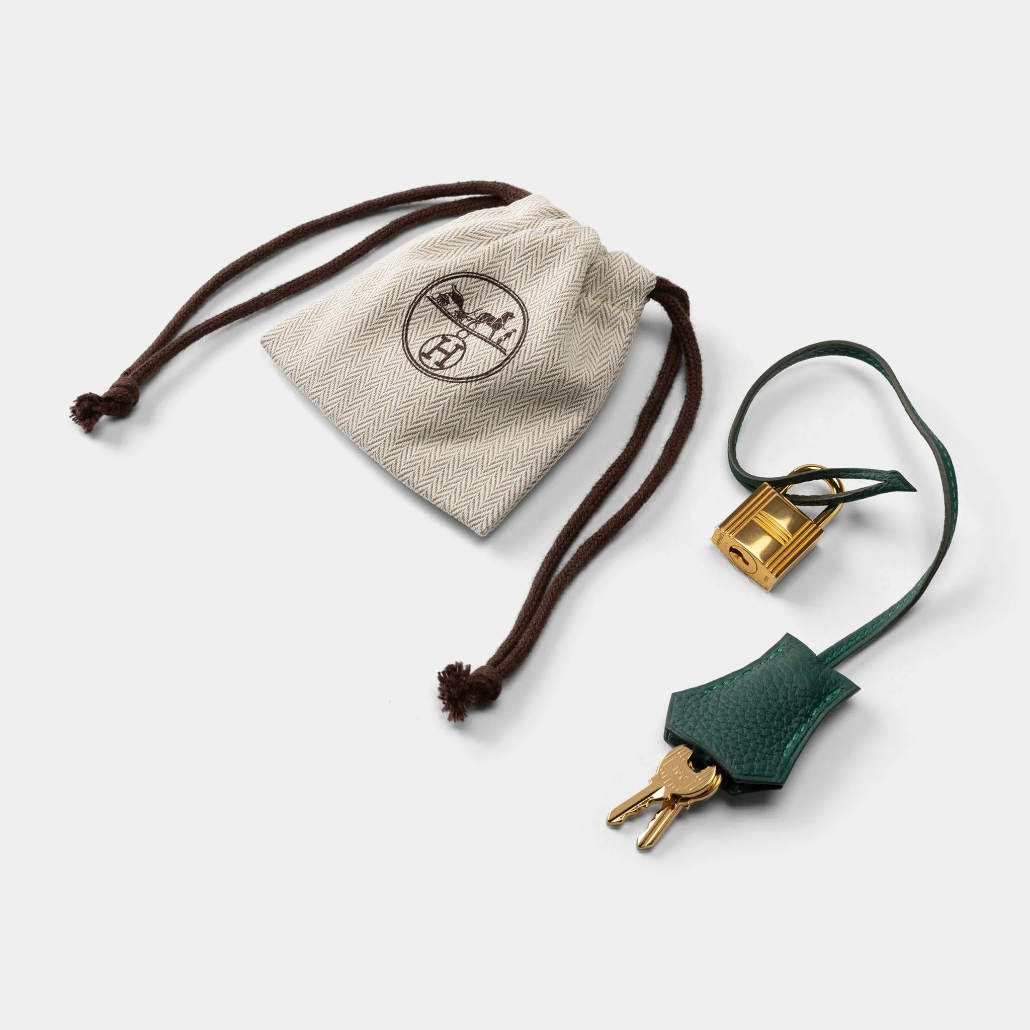 Hermès Birkin 35 Veau Togo Malachite New Full Set