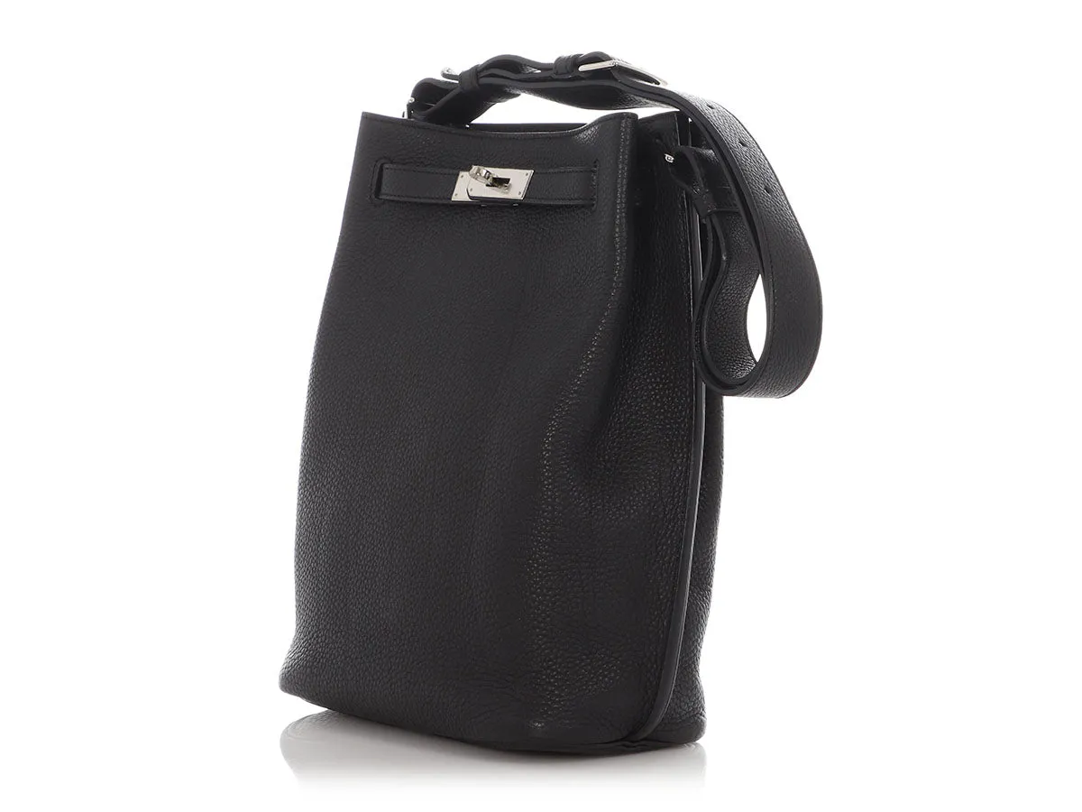 Hermès Black Clémence So Kelly 22