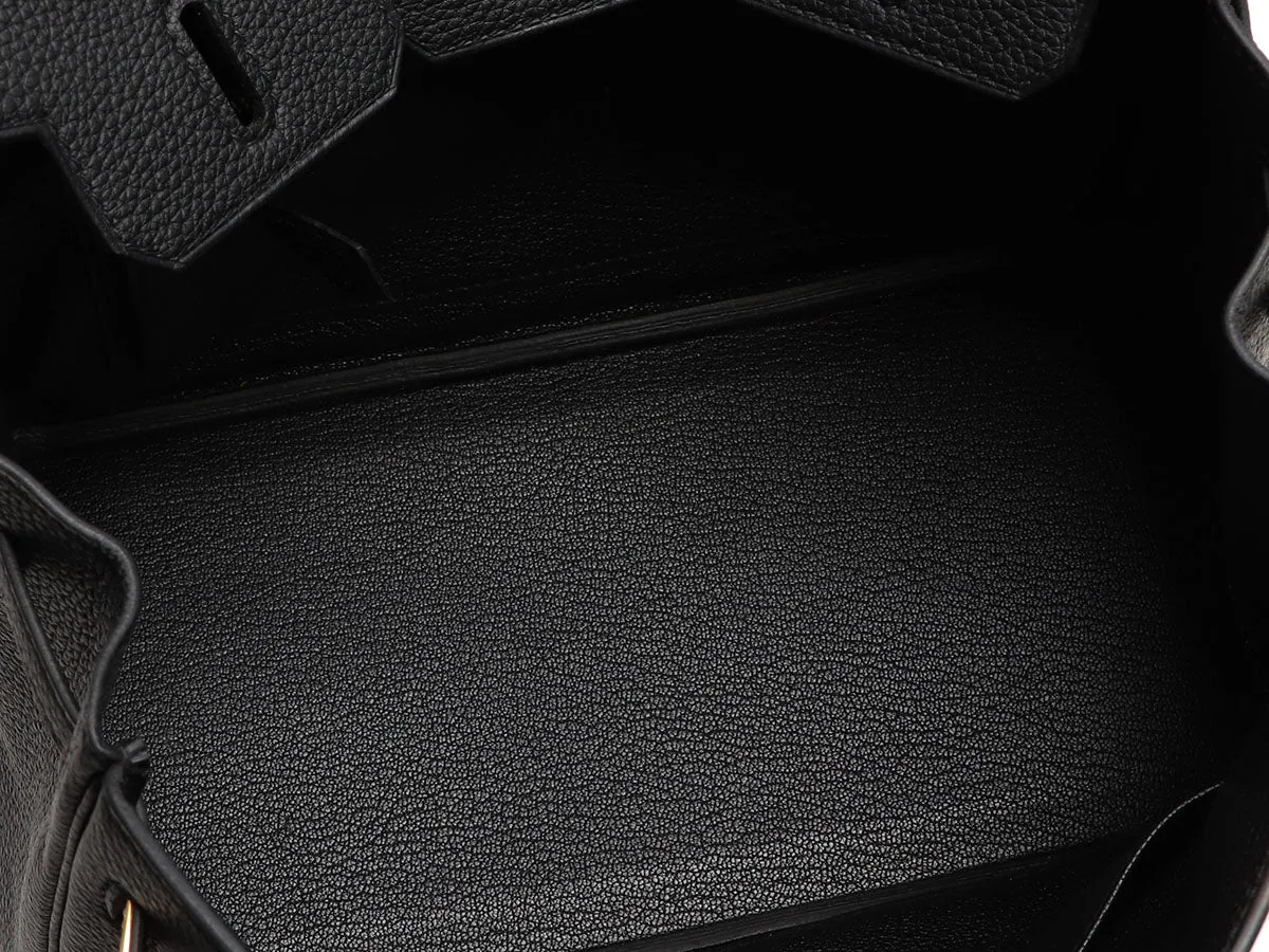 Hermès Black Togo Birkin 25