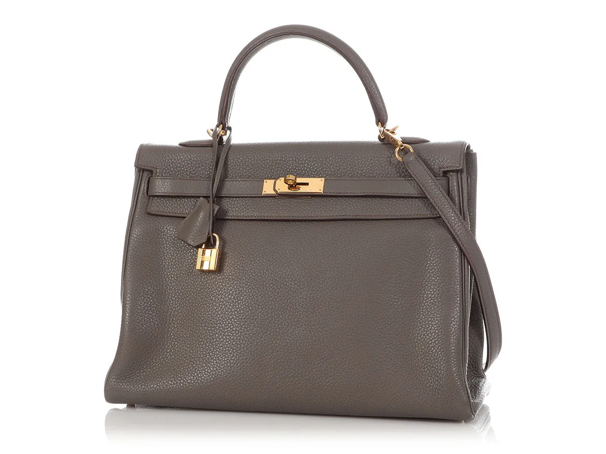 Hermès Etain Clémence Kelly 35