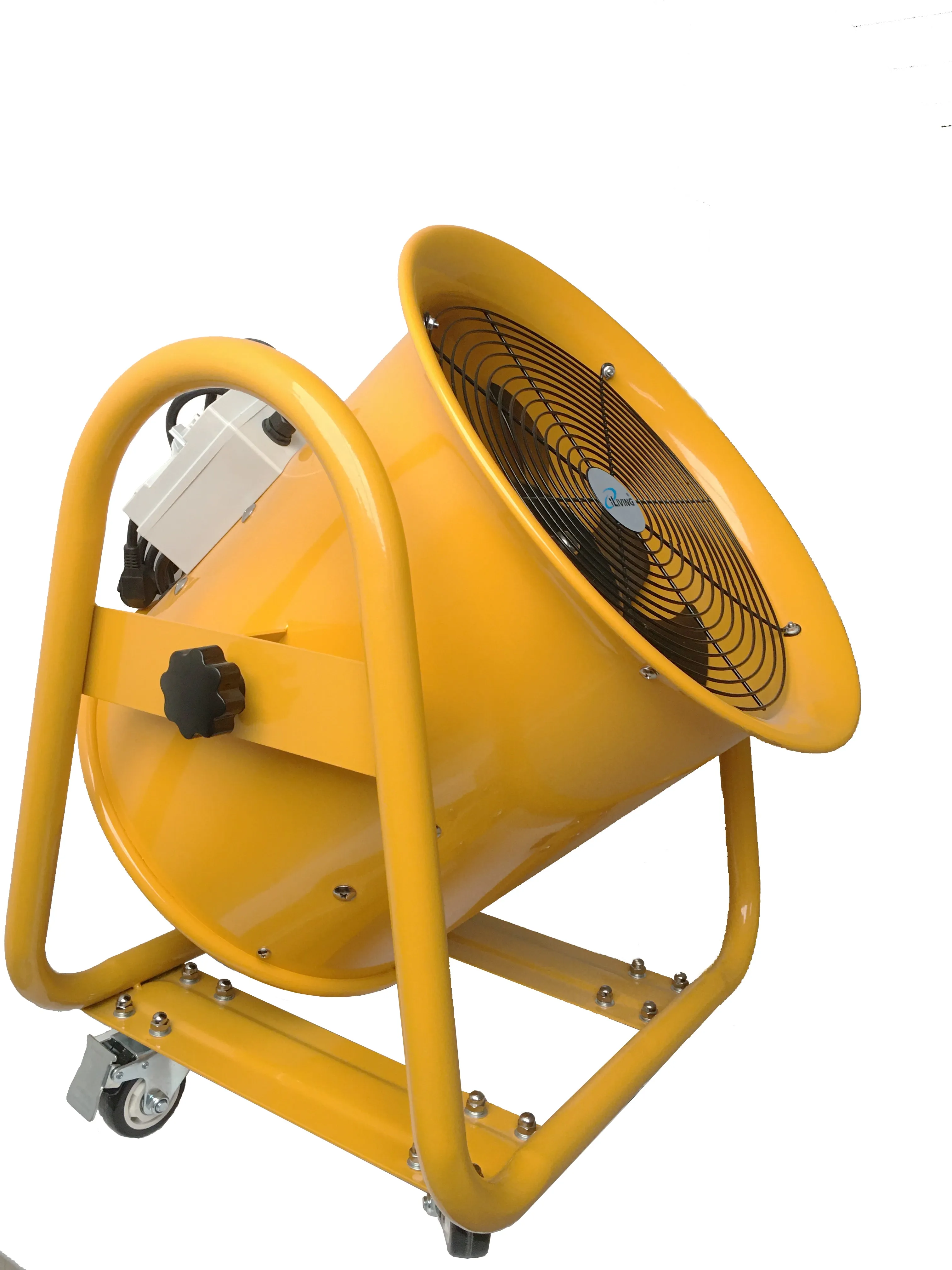 iLIVING - ILG8VF16 Utility High Velocity Blower, Fume Extractor, Portable Exhaust and Ventilator Fan, Air Ventilation with 4590 CFM, 3450 RPM (16 Inch)