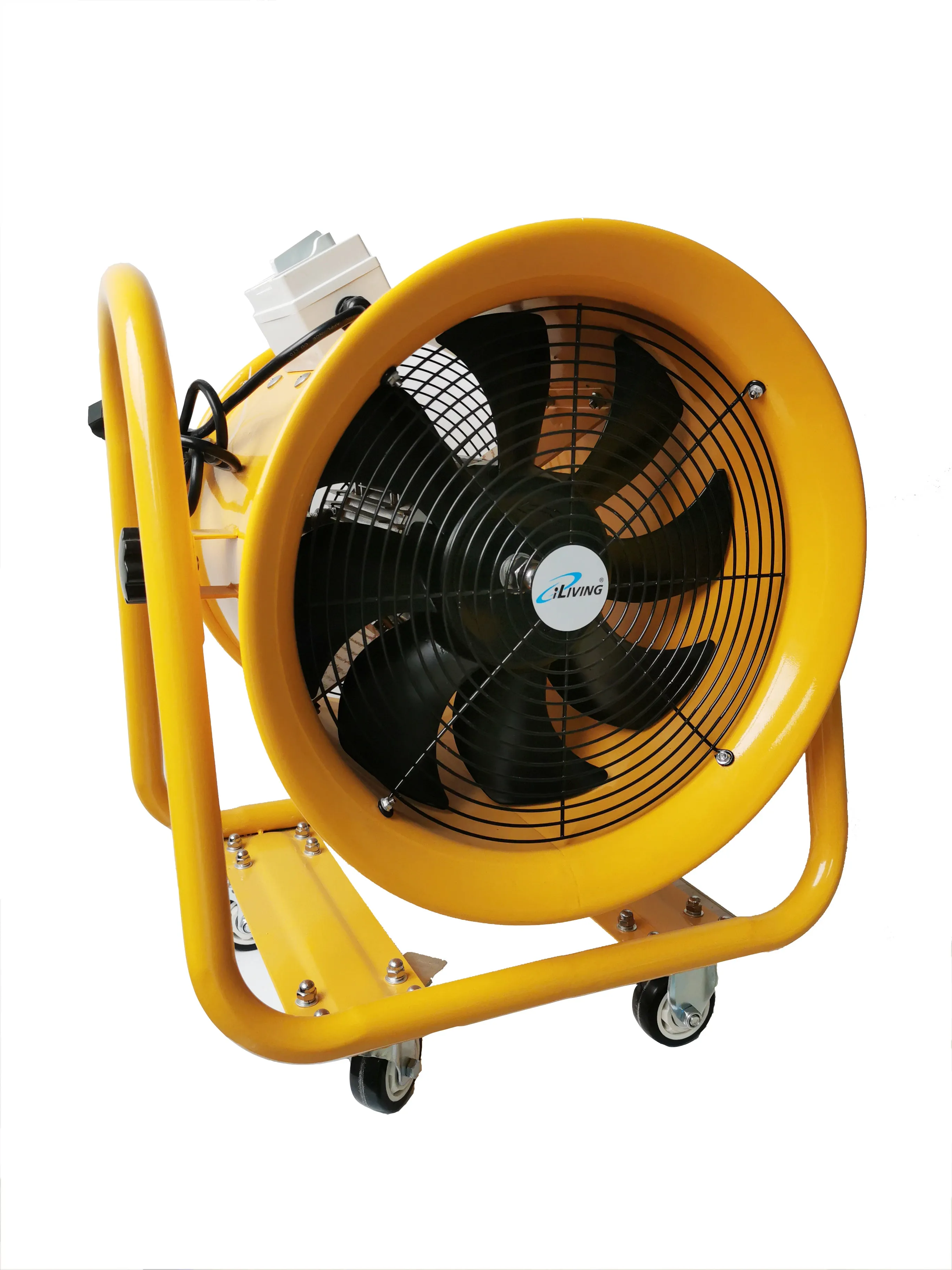 iLIVING - ILG8VF16 Utility High Velocity Blower, Fume Extractor, Portable Exhaust and Ventilator Fan, Air Ventilation with 4590 CFM, 3450 RPM (16 Inch)