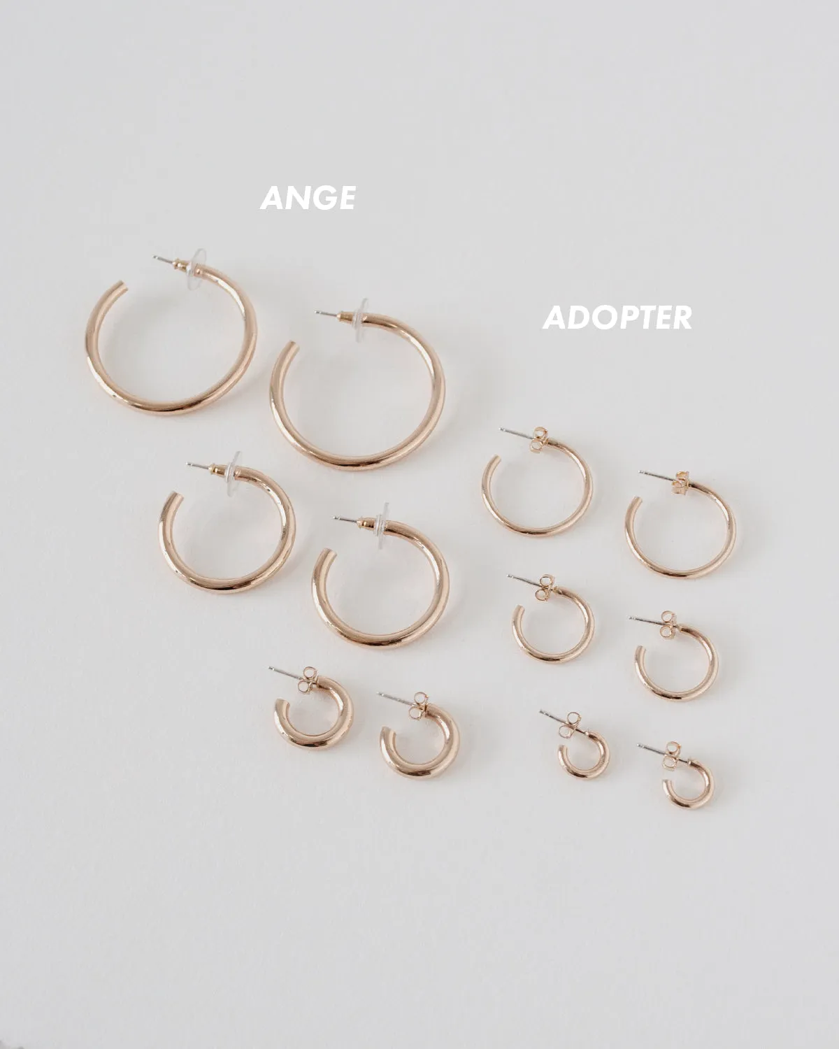 Medium Ange Hoops