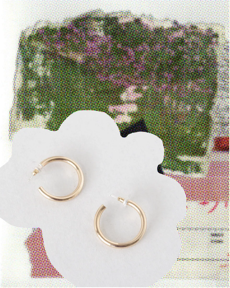Medium Ange Hoops