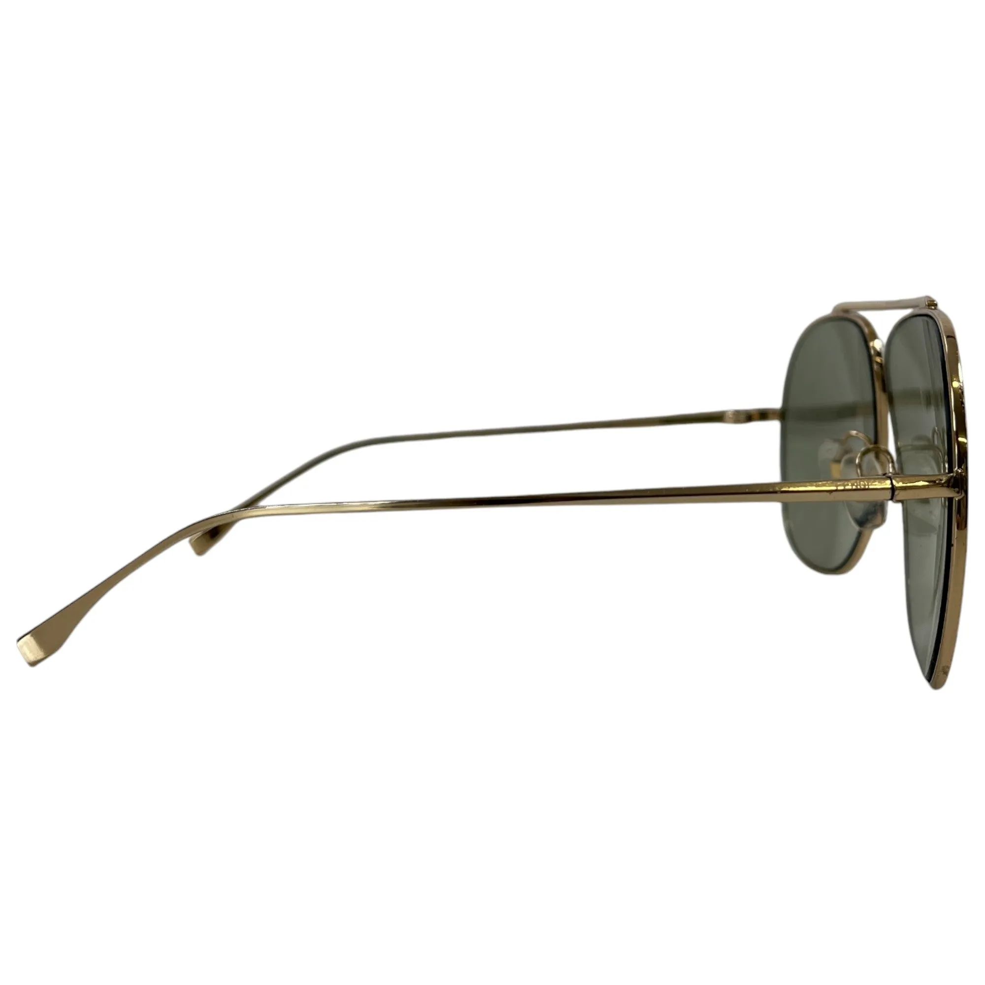Men's Ff Monogram Sunglasses Gold