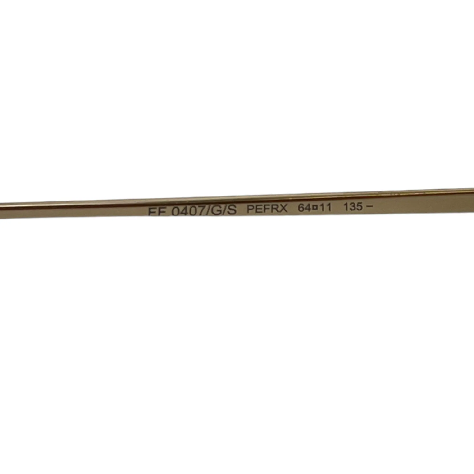 Men's Ff Monogram Sunglasses Gold