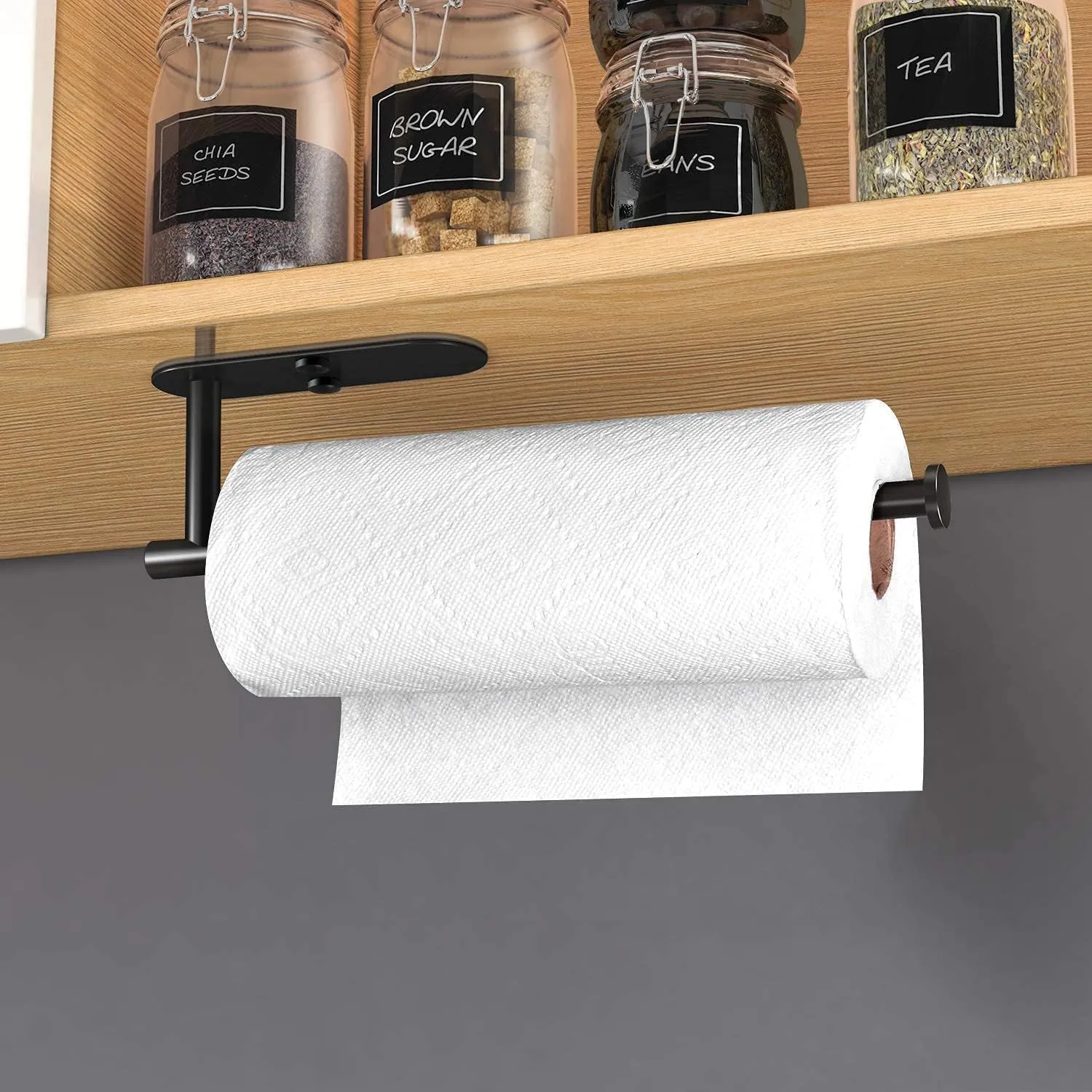 Pack of 3 Free Standing Paper Towel Holder Creative Tissue Holder For Bathroom And Kitchen