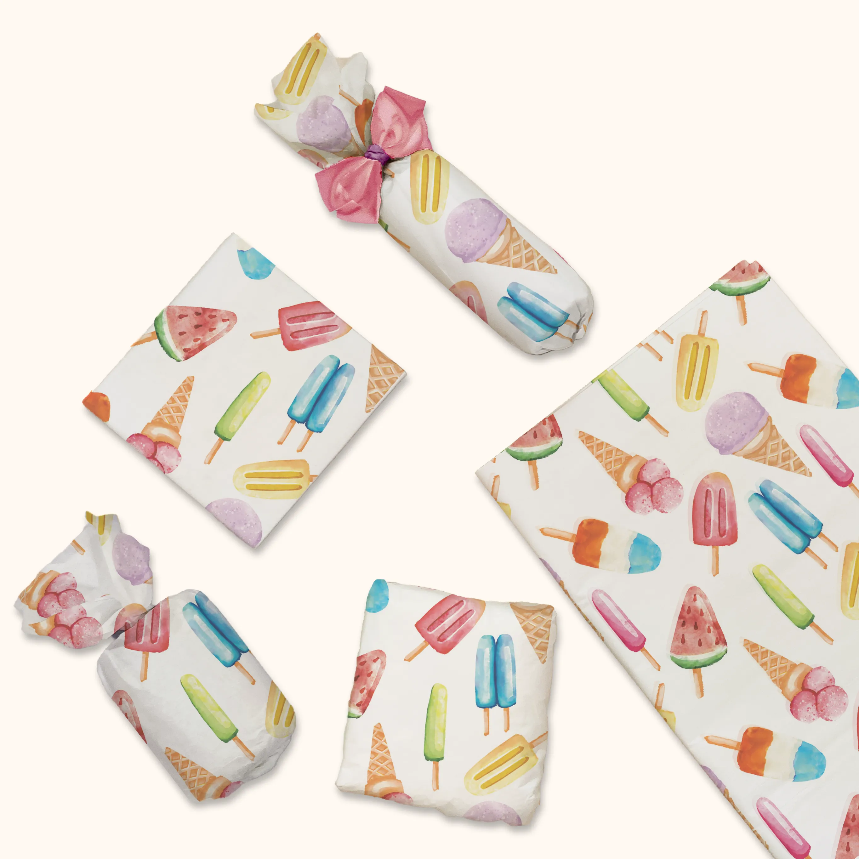 Popsicles Designer Tissue Paper for Gift Bags