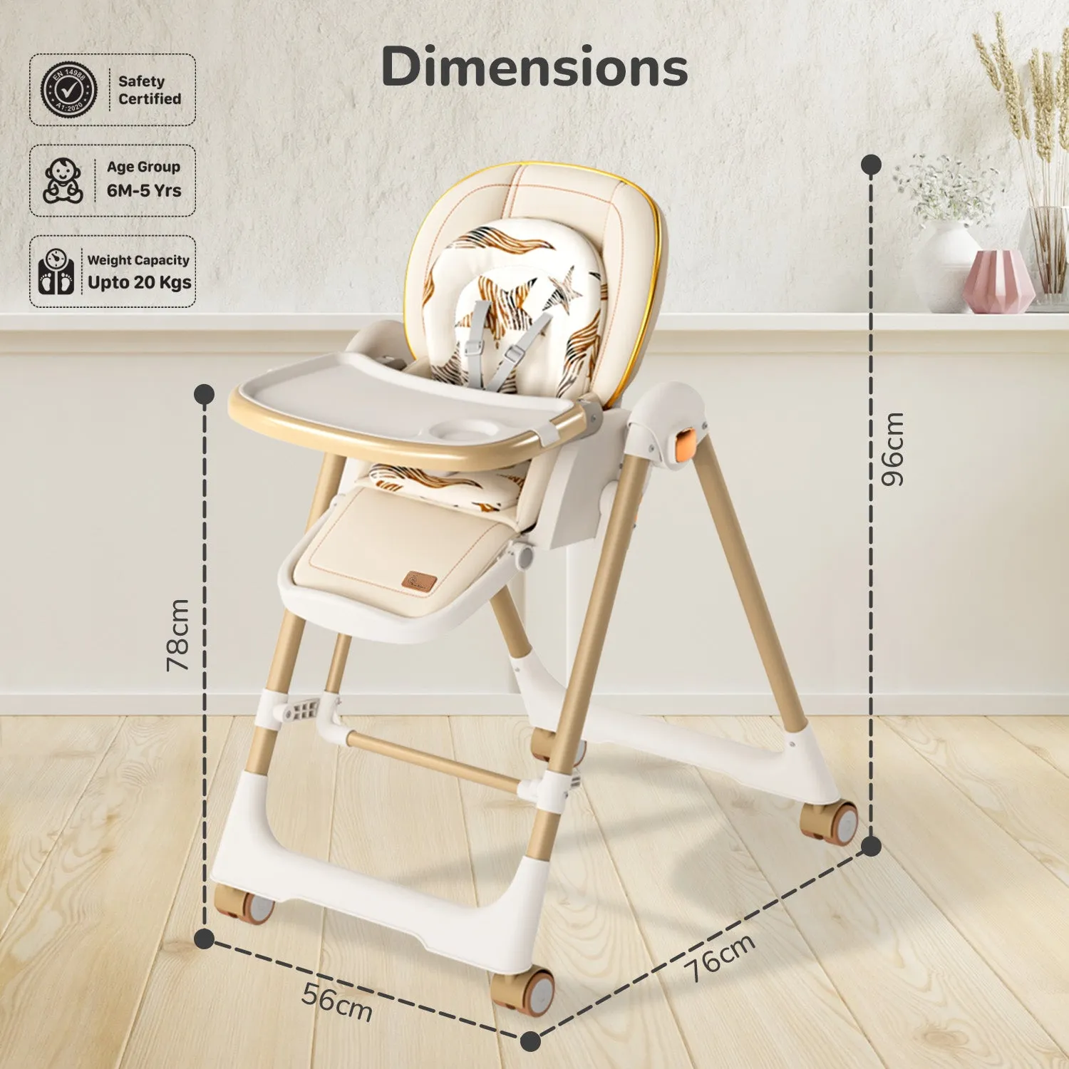 R for Rabbit Marshmallow Smart High Chair