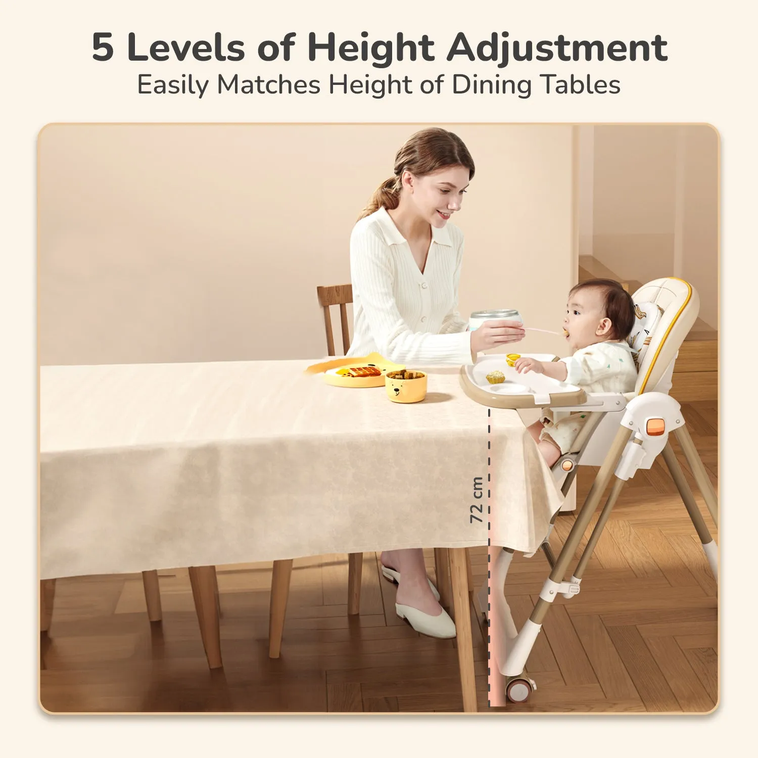 R for Rabbit Marshmallow Smart High Chair