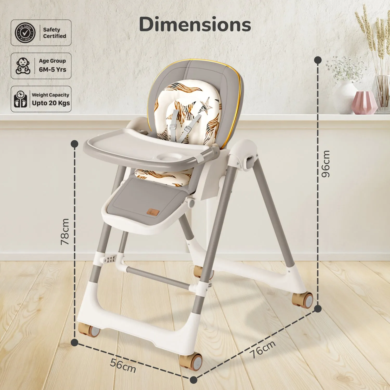 R for Rabbit Marshmallow Smart High Chair
