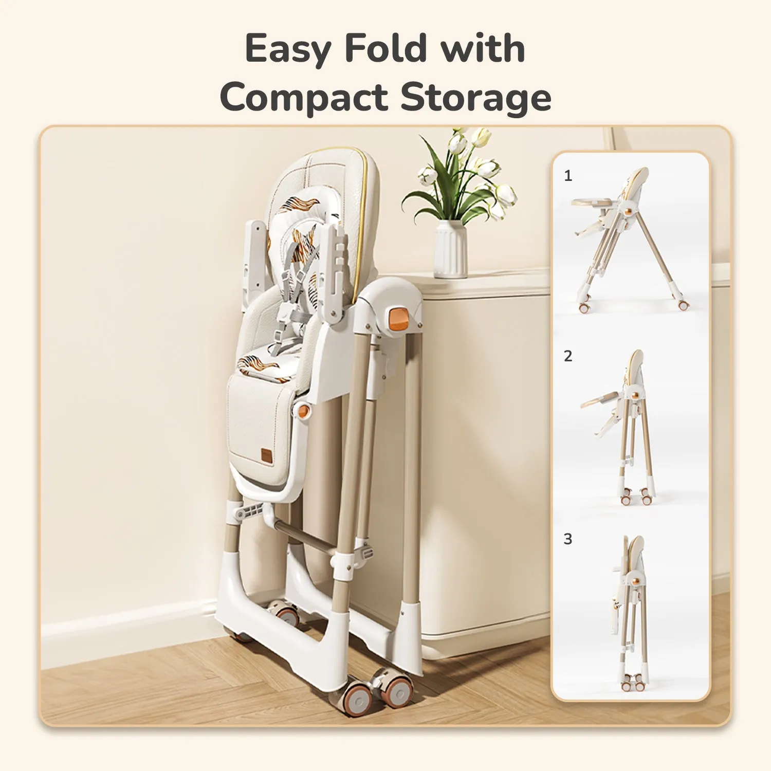 R for Rabbit Marshmallow Smart High Chair