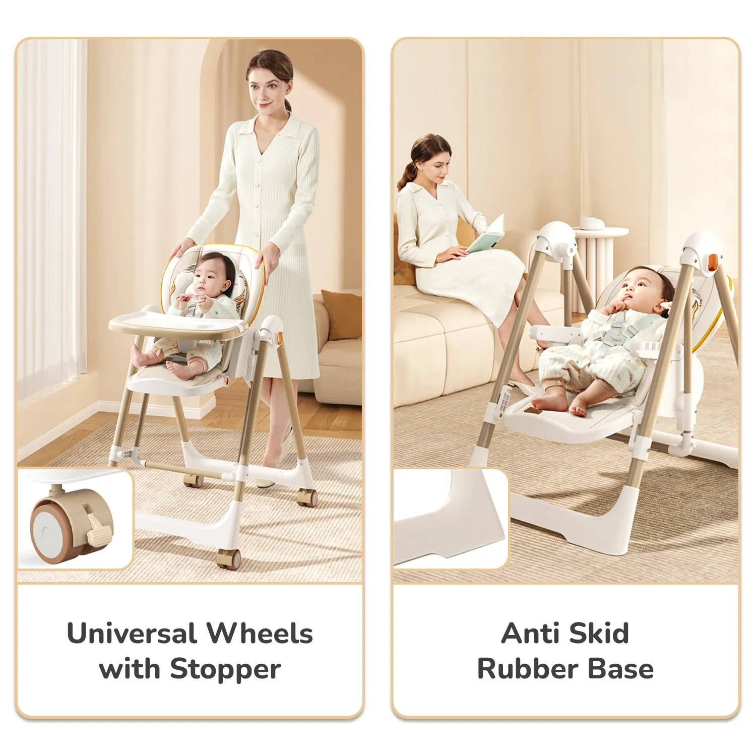 R for Rabbit Marshmallow Smart High Chair