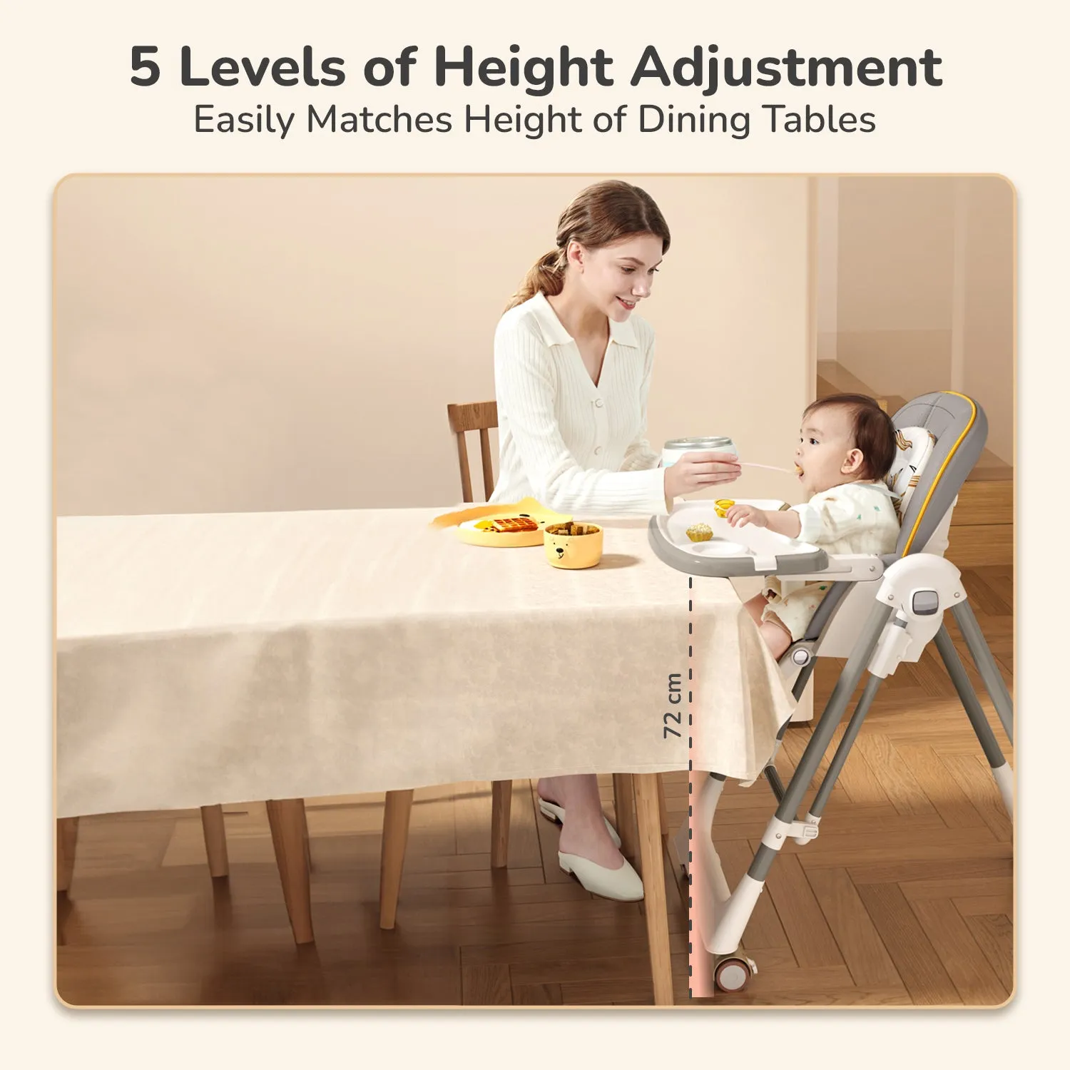 R for Rabbit Marshmallow Smart High Chair