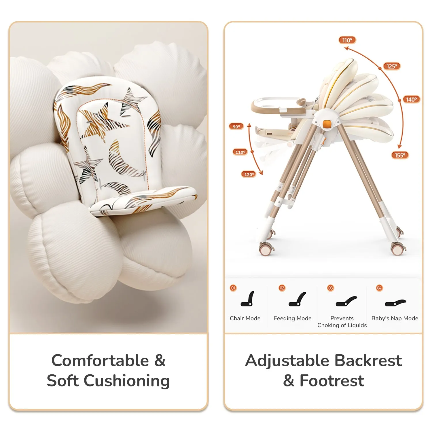 R for Rabbit Marshmallow Smart High Chair