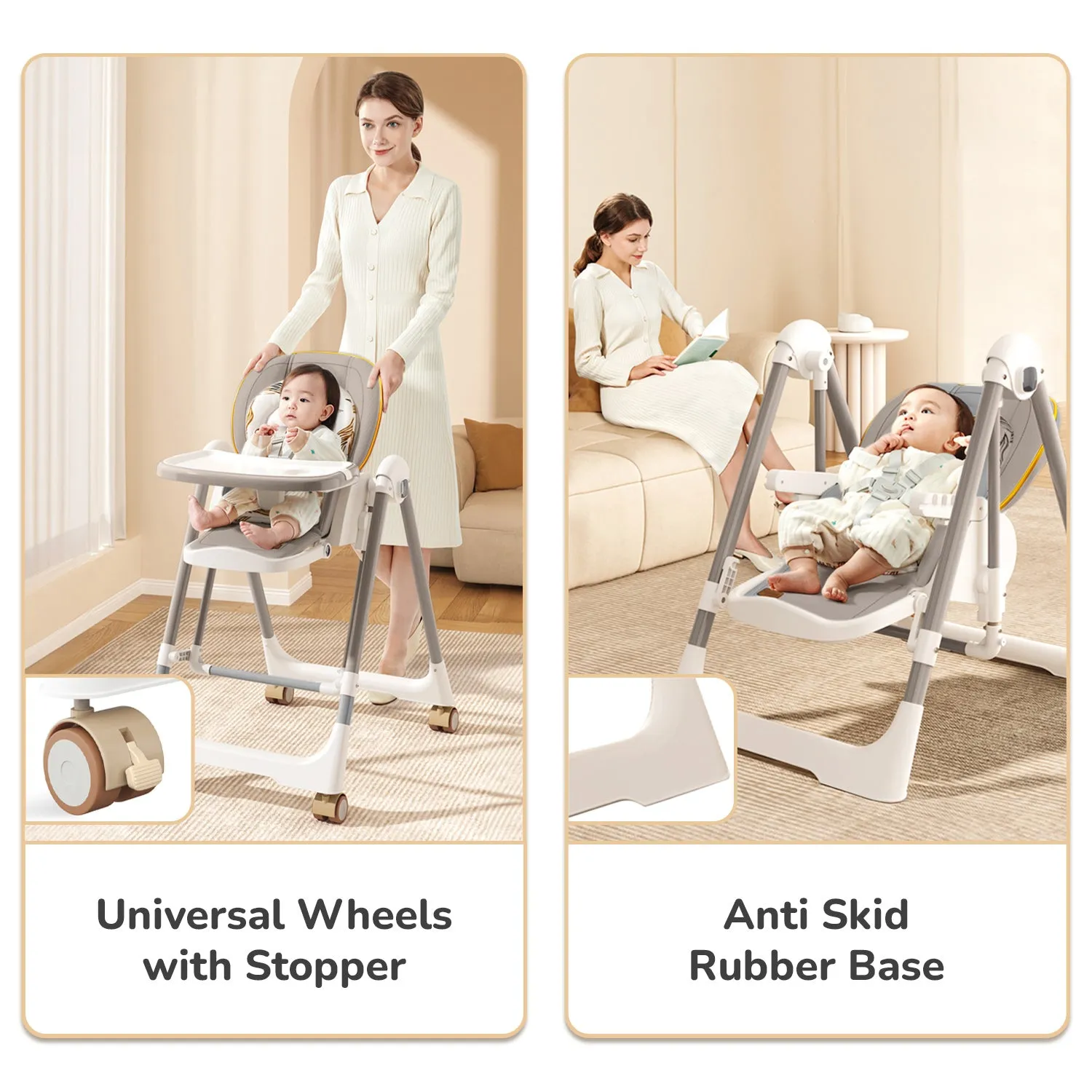R for Rabbit Marshmallow Smart High Chair