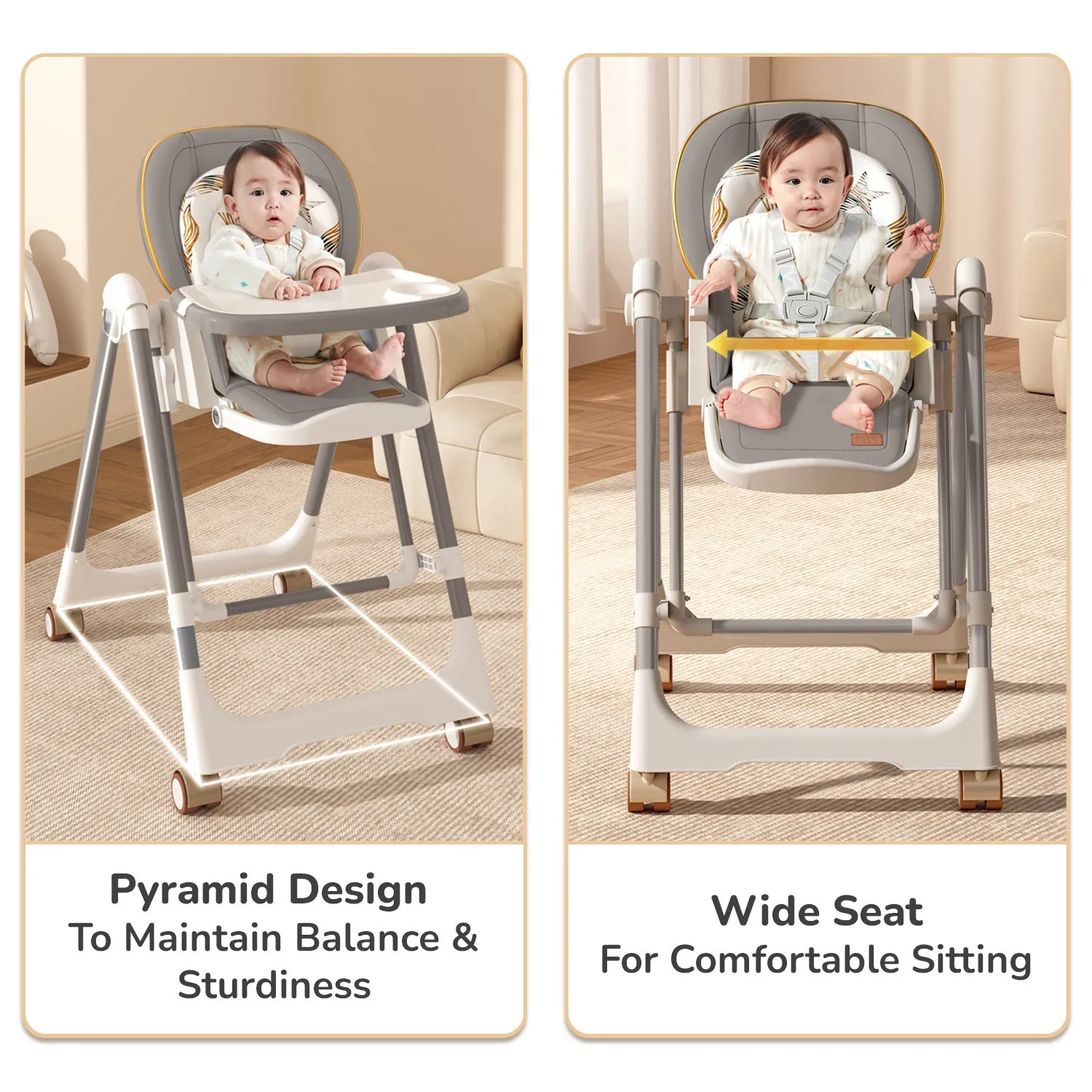 R for Rabbit Marshmallow Smart High Chair