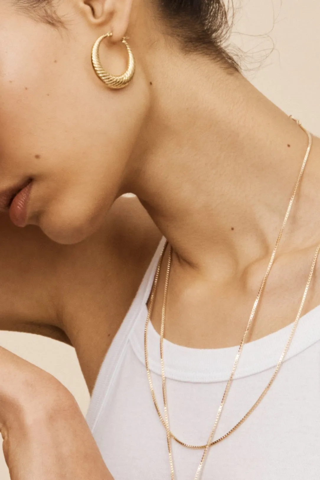 Small Spiral Hoops