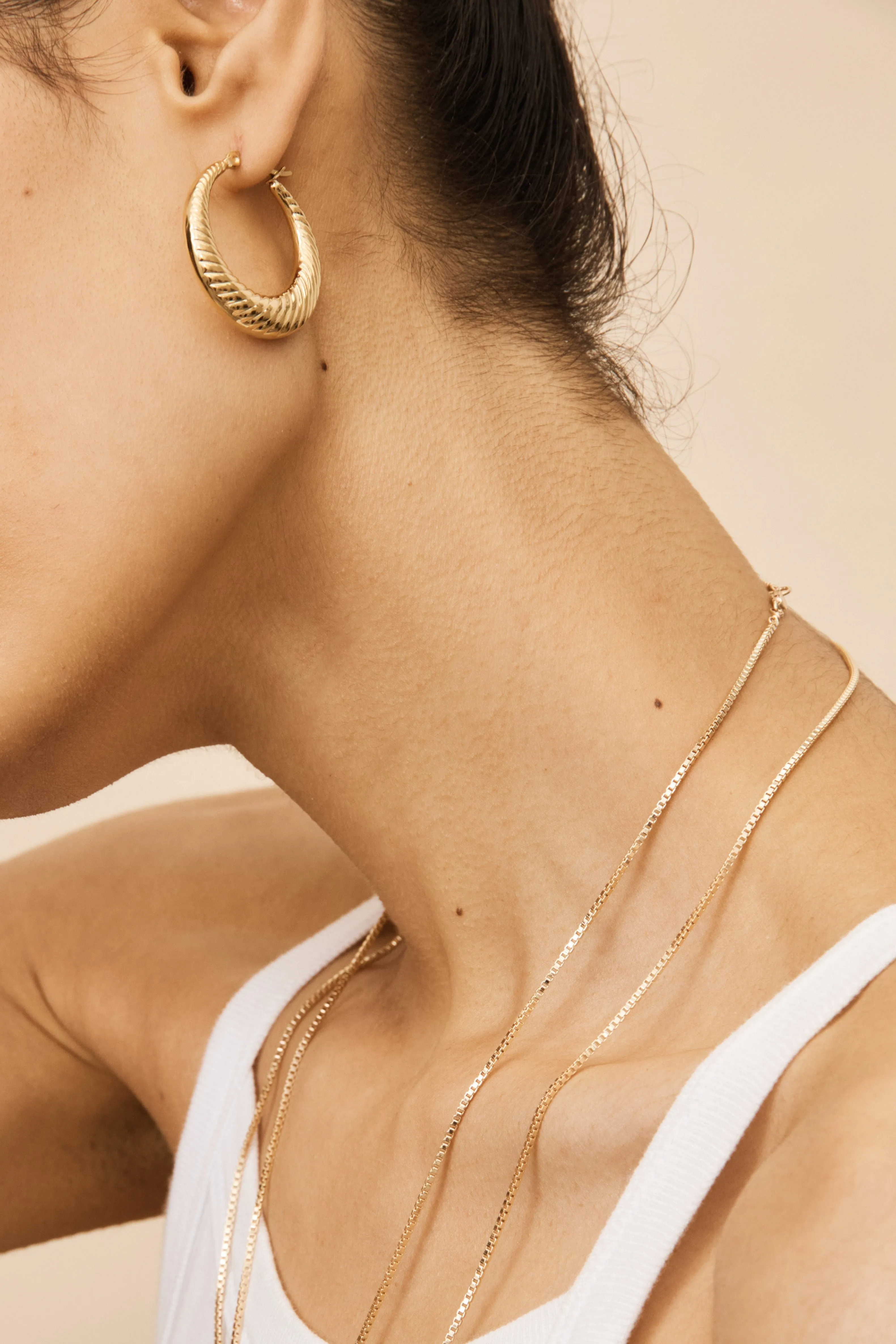Small Spiral Hoops