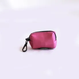 Willow Walks fabric poo bag in fuchsia